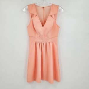 BCBGeneration Pink Coral Casual / Cocktail Mini Dress
